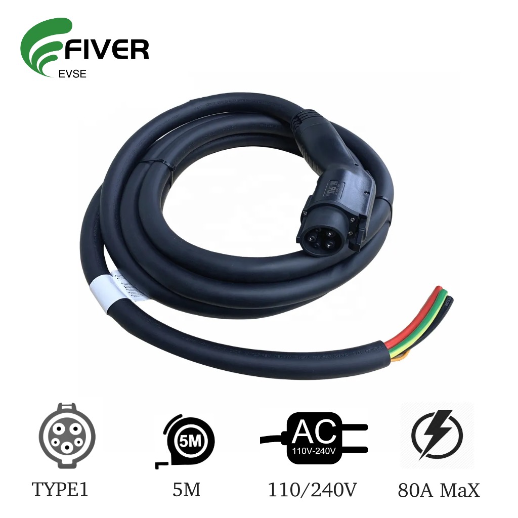 80A 240V Type 1 AC EV Charging Cable 