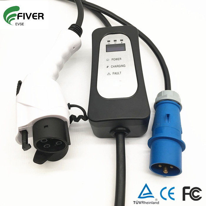 32A 7KW Portable Model 2 Type 1 EV Charger