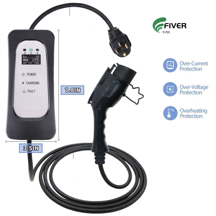Model 2 Type 1 Portable 40A EVSE/EV Charger 