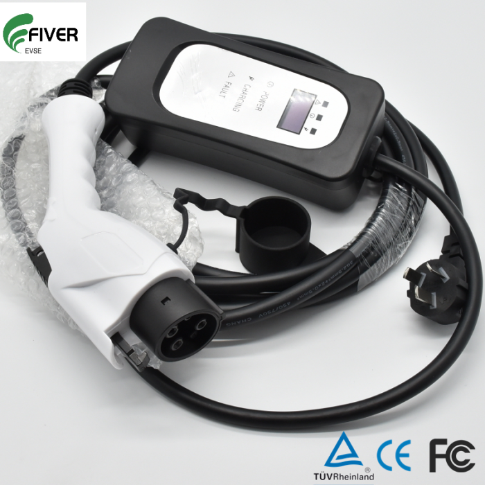 32A 7KW Portable Model 2 Type 1 EV Charger