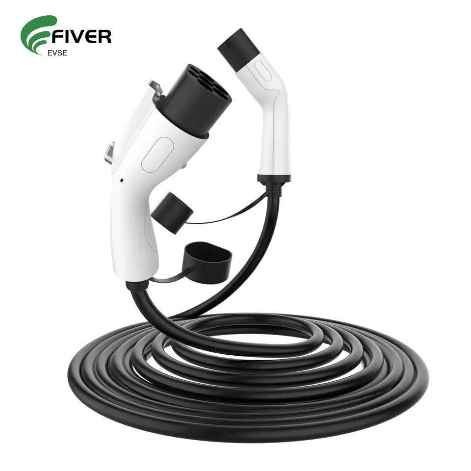 Single Phase 230V 16A/32A Mode 3 EV/PHEV Charging Cable Type 2 to GBT