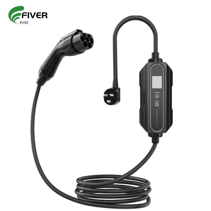 Factory supply level 2 <a href=https://fiverevse.com/Level-2--Portable--EV--Chargers.html target='_blank'>Portable EV Charger</a>s