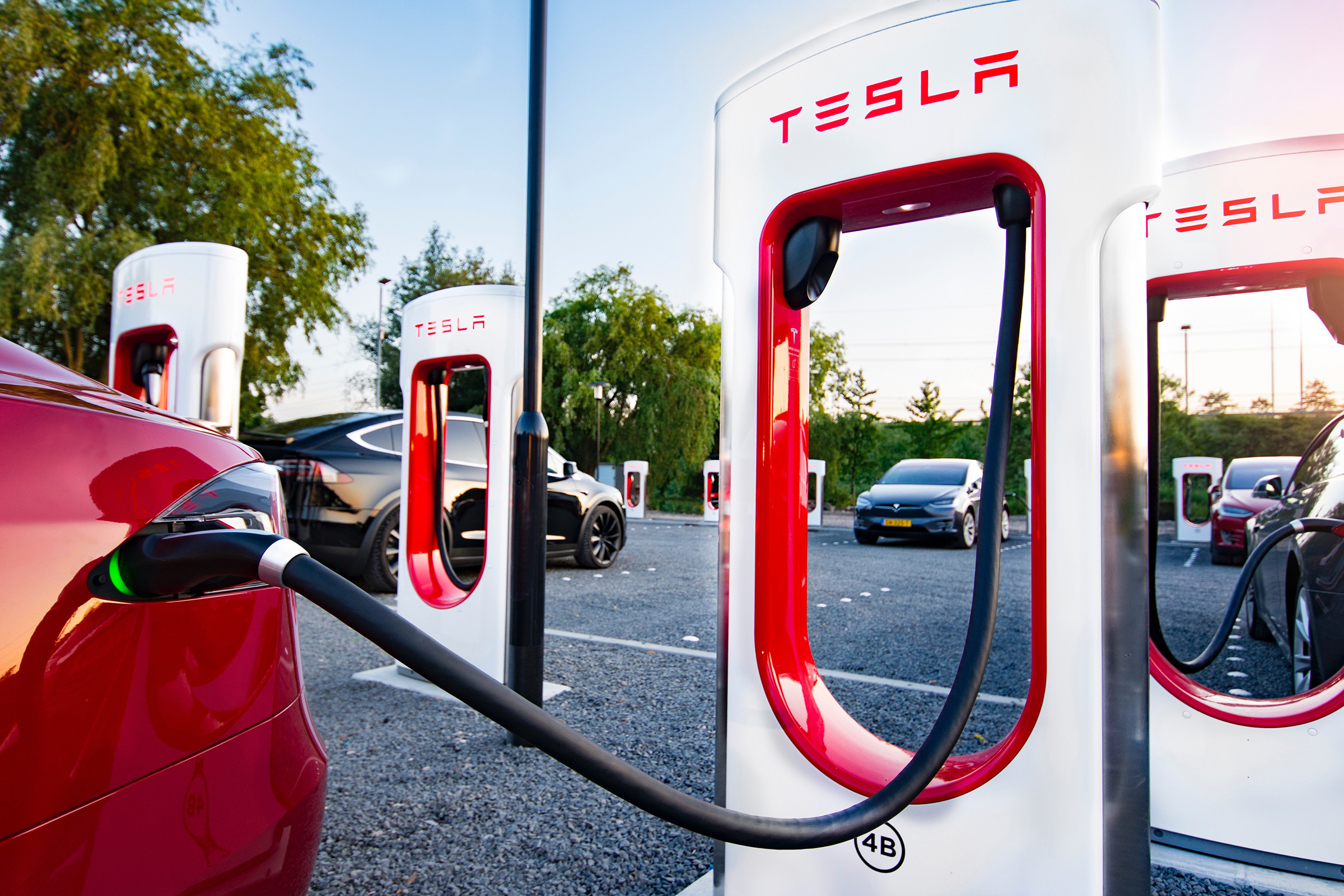Tesla Supercharging Network