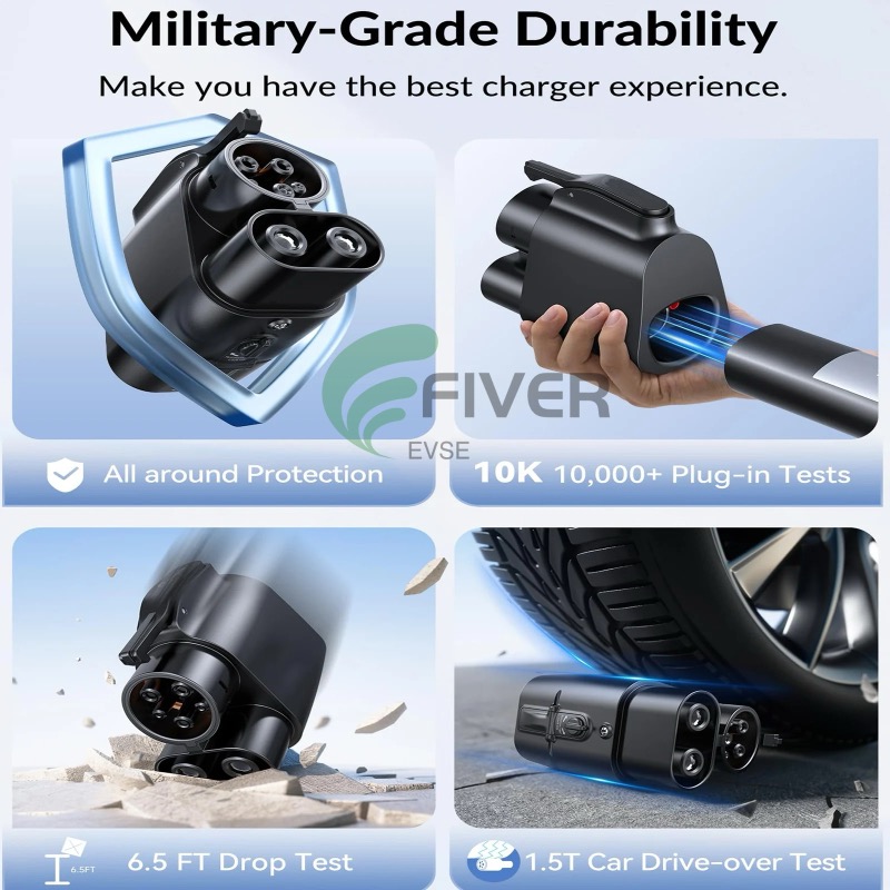Features of Fiver NACS to CCS1 Adapter