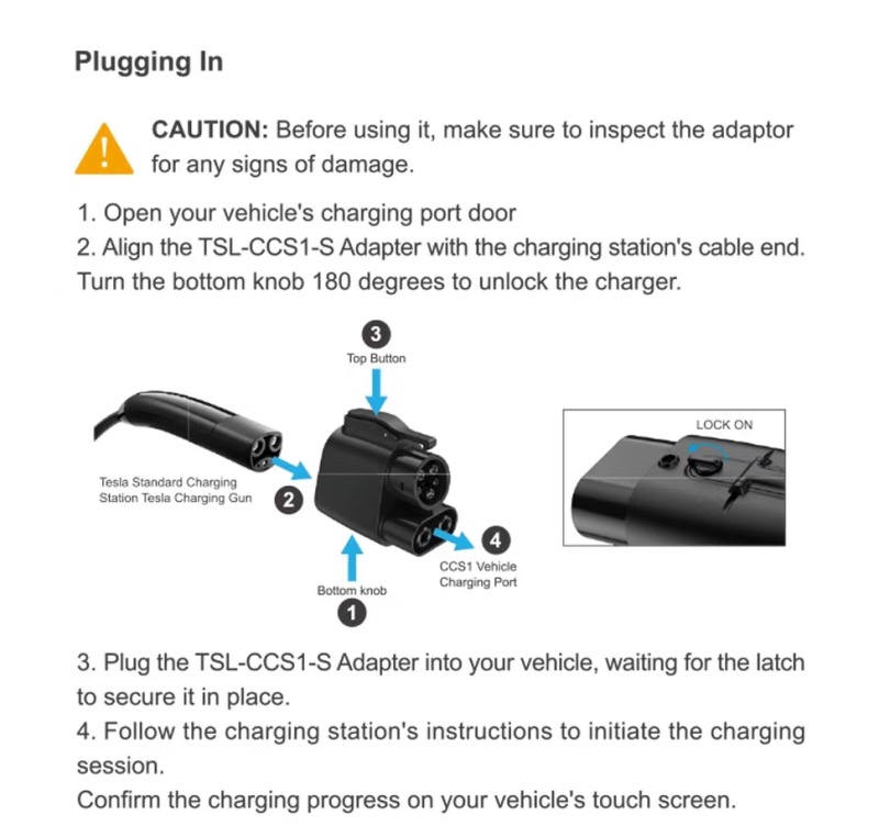 How to Use the NACS to CCS1 Adapter